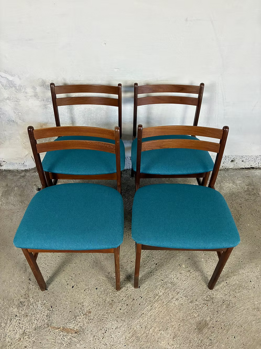 Set 4 sedie teak design danese vintage | ck2371