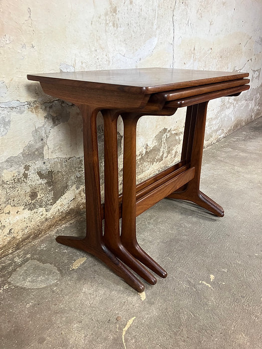 Tavolini tris Erling Torvits design danese vintage anni 50 [ck1841] misure da richiedere