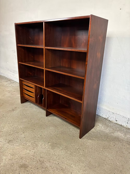 Libreria palissandro 120x120 design danese anni 50 | ck2474