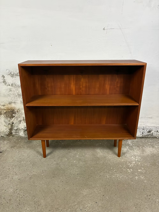 Libreria teak design danese anni 50 [ck2232] | misure L.84 H.90 P.25