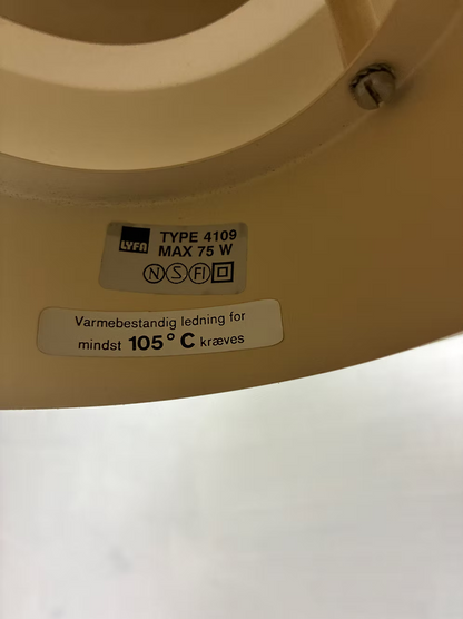 Lampadario Lyfa Ø47 design danese vintage anni 50 | ck2526