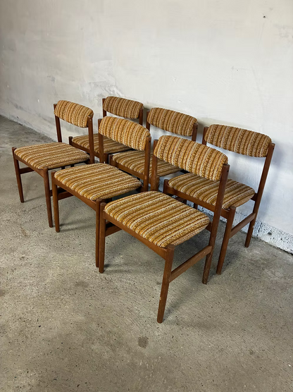 Set 6 Sedie design danese vintage anni 60 | ck2412