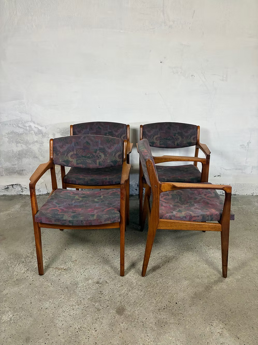 Set 4 poltroncine Erik Buch design danese vintage | ck2417