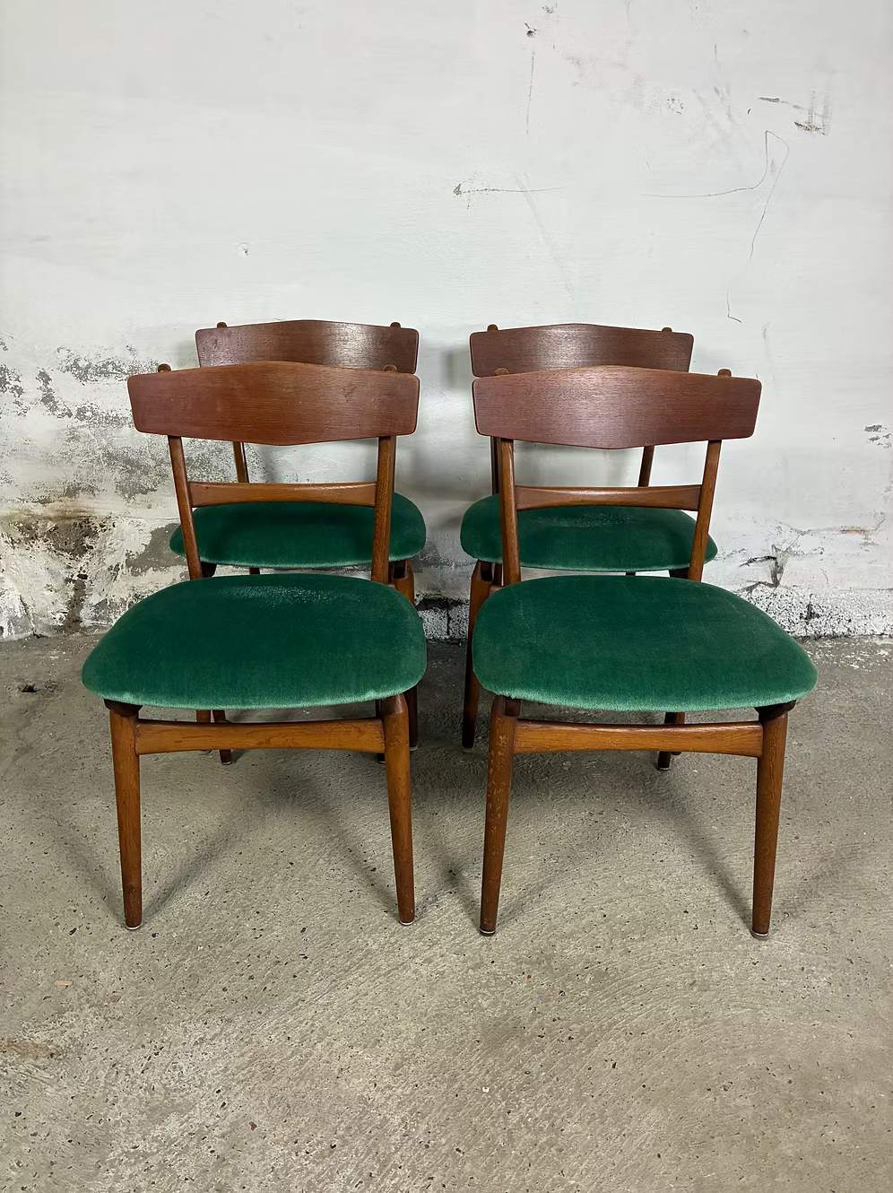 Sedie teak design danese vintage anni 60 [ck2258]