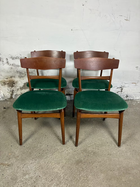 Sedie teak design danese vintage anni 60 [ck2258]