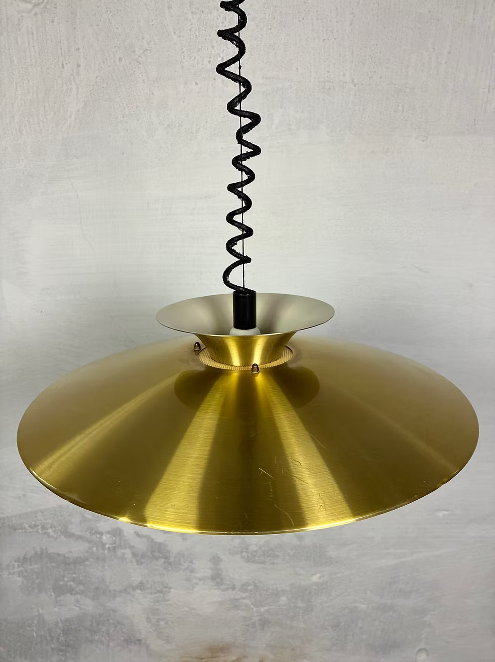Lampadario in ottone Ø50 design danese vintage anni 50 | ck2524