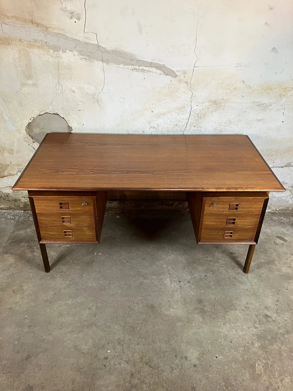 Scrivania Arne Vodder vintage design danese anni 50 [ck1551] misure L.144 H.74 P.72