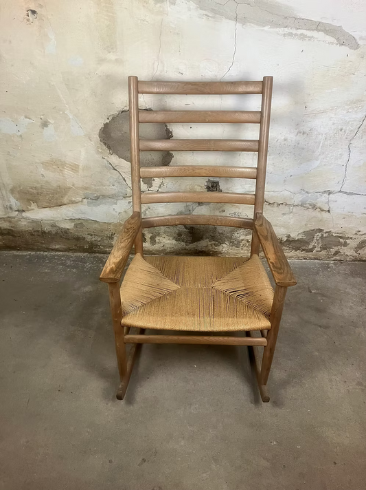 Sedie a dondolo Poul Volther design danese vintage anni 50 [ck1990] misure su richiesta