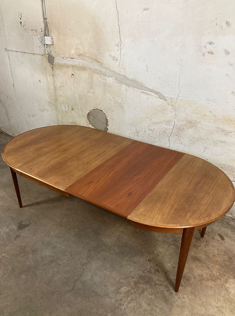 Tavolo rotondo vintage design danese anni 50 [ck1322]