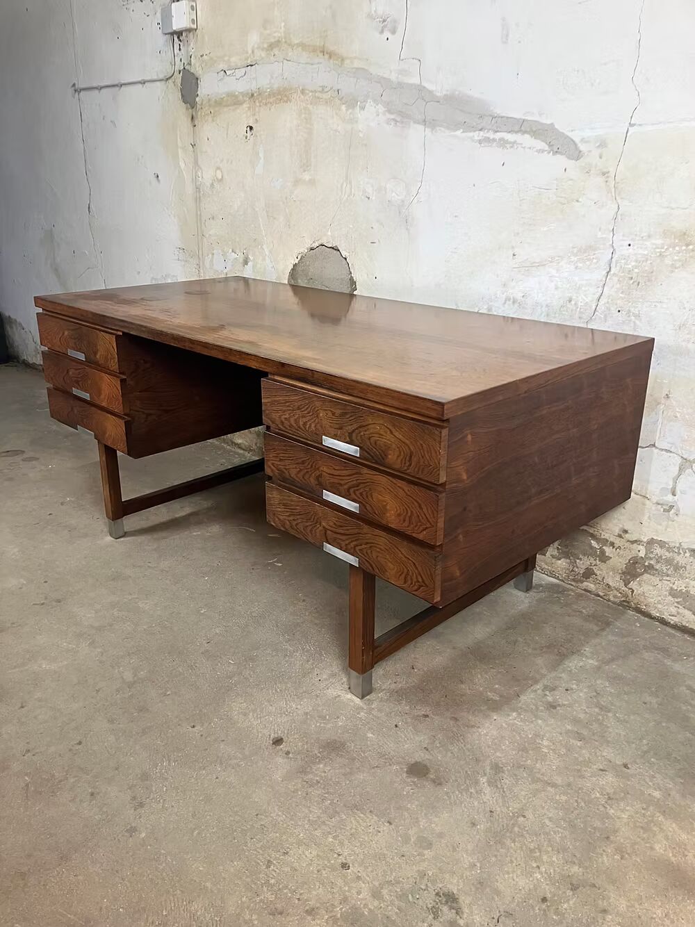 Scrivania Kai Kristiansen design danese vintage anni 60 [ck1934] misure L.155 H.75 P.72