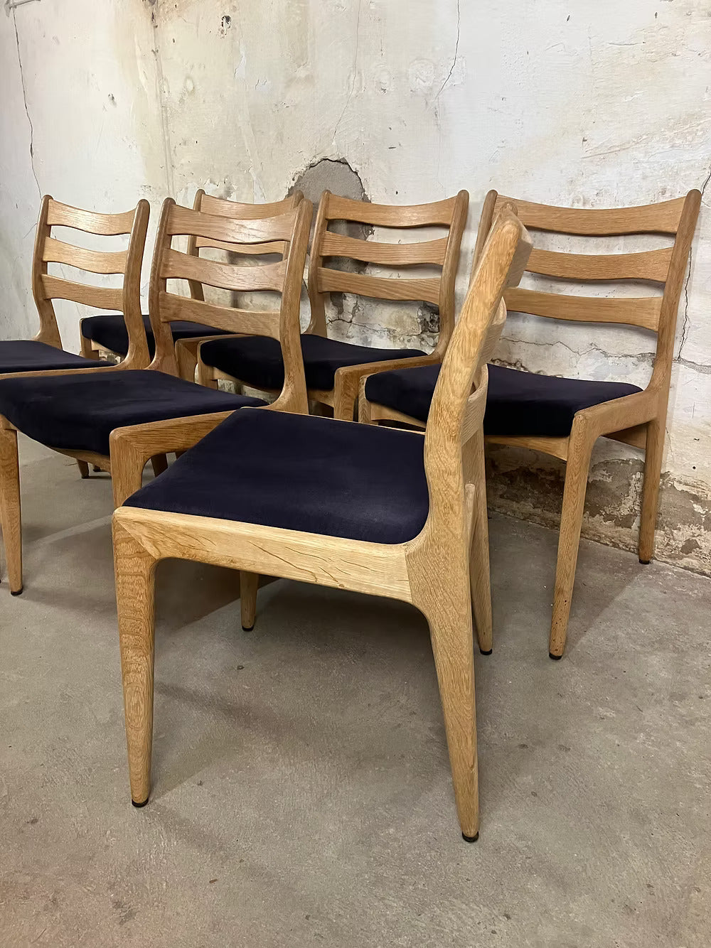 Sedie design danese vintage anni 60 [ck1971] misure da richiedere