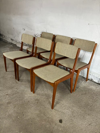 Set 6 sedie teak design danese vintage | ck2328