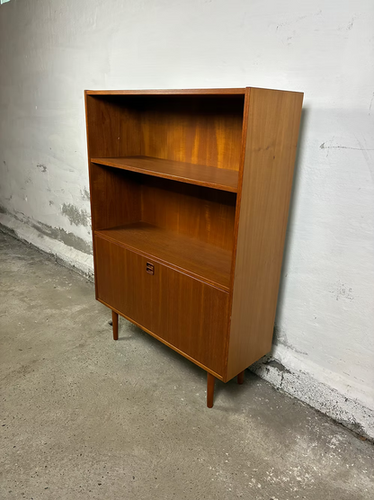 Libreria credenza teak design danese anni 50 [ck2246] | misure L.90 H.125 P.30
