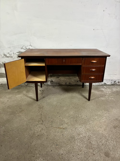 Scrivania centro design danese anni 50 [ck2130] misure L.125 H.65 P.75