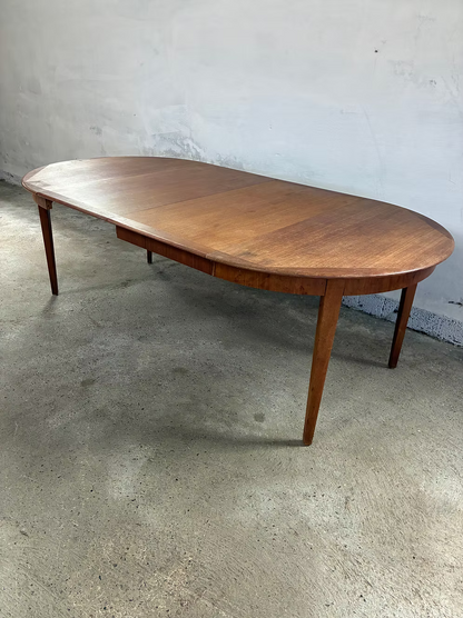 Tavolo rotondo teak Ø115 design danese vintage 1960 | ck2457