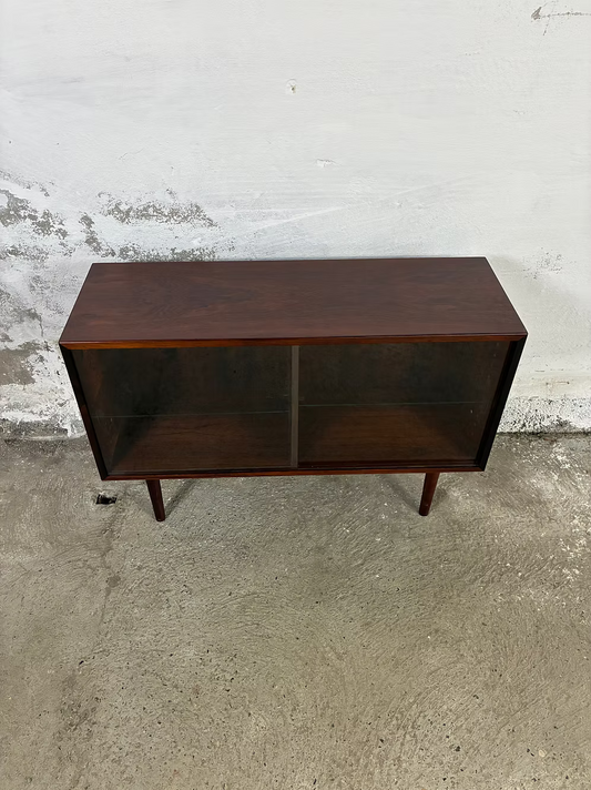 Sideboard vetrina palissandro design danese vintage anni 50 [ck2165] misure L.90 H.61 P.30