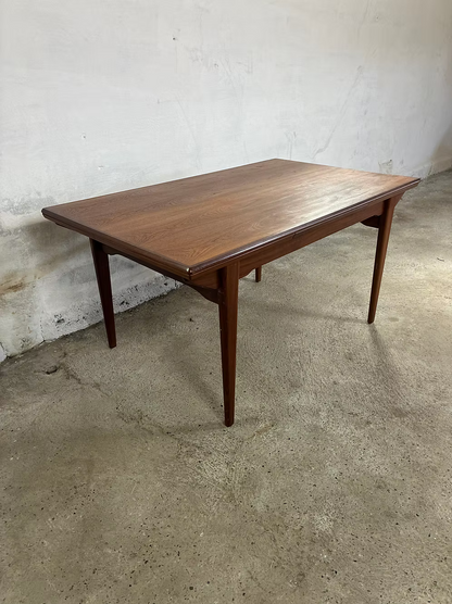 Tavolo rettangolare teak design danese vintage 1960 | ck2515