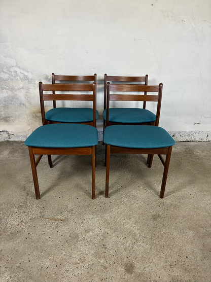 Set 4 sedie teak design danese vintage | ck2371