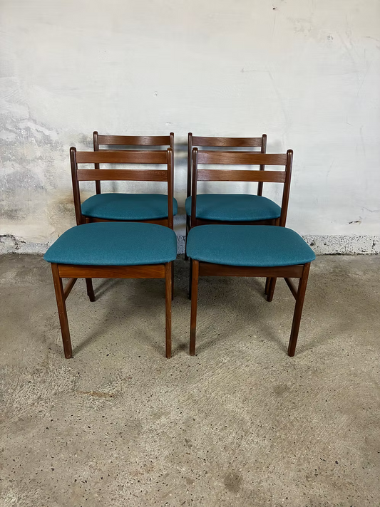 Set 4 sedie teak design danese vintage | ck2371