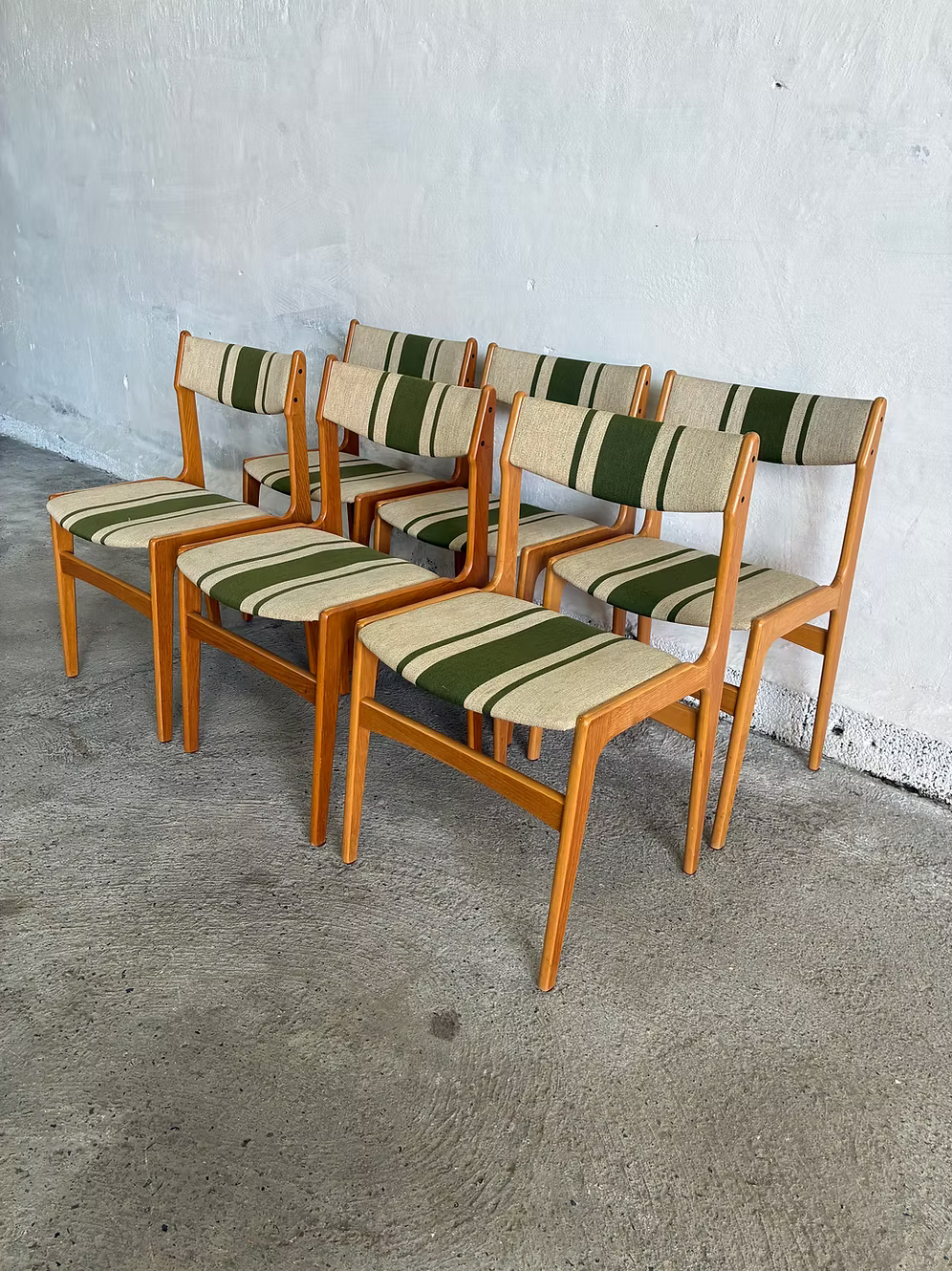 Set 6 sedie Erik Buch design danese vintage | ck2357