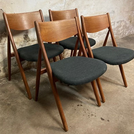 Sedie Sawbuck design danese vintage anni 50 [ck1211]