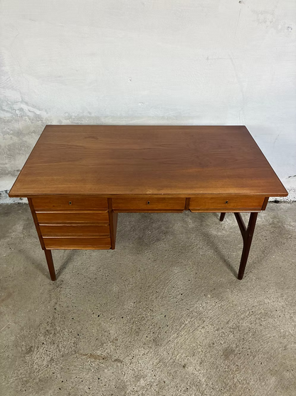Scrivania teak 129cm design danese vintage anni 60 | ck2538