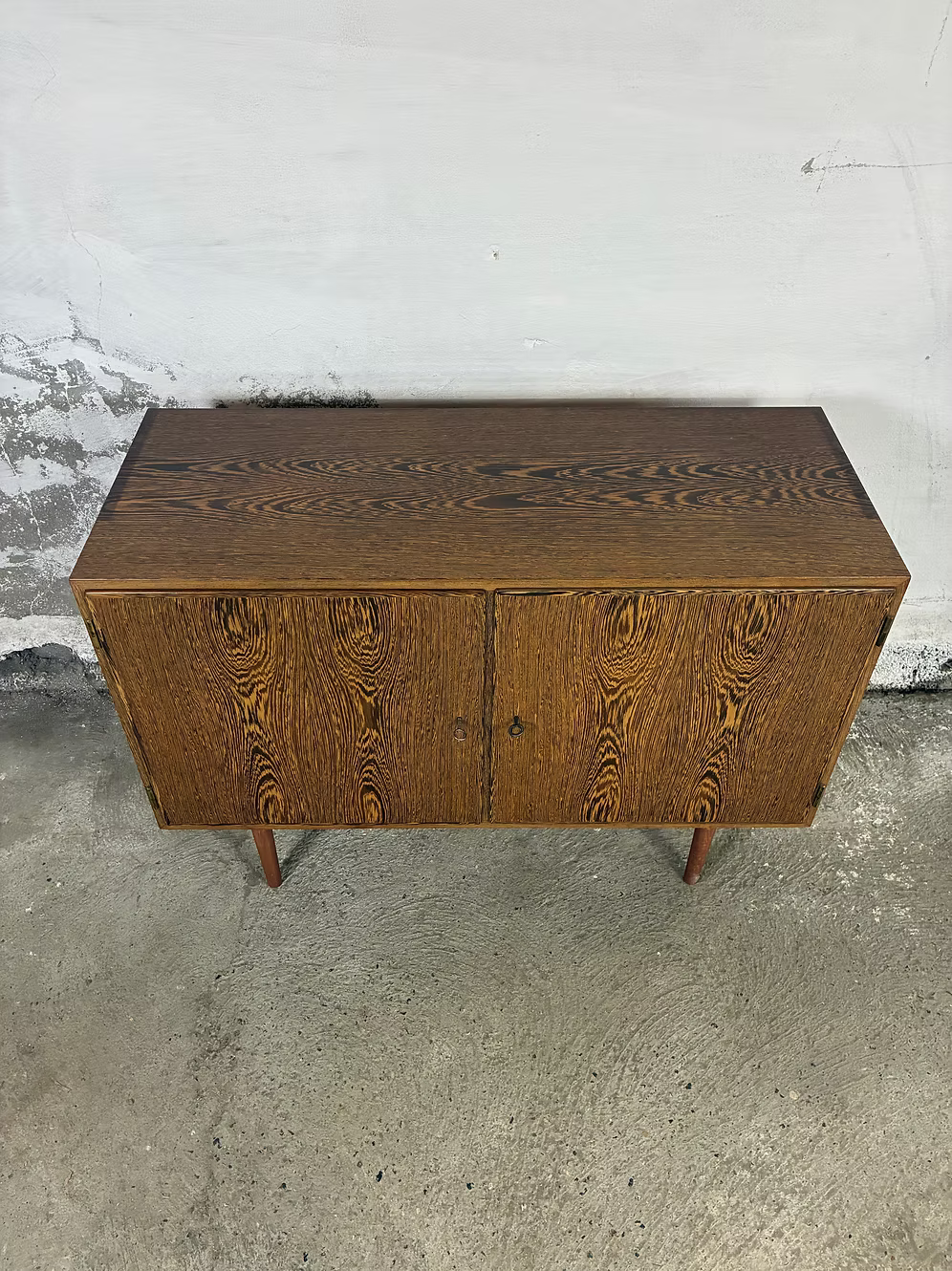 Sideboard  Wengè Poul Hundevad design anni 50 [ck2157] | misure L.108 H.75 P.43