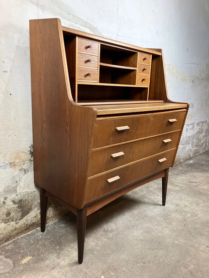 Scrittoio design danese vintage anni 60 [ck1614] misure L.110 H.84,5 P.45