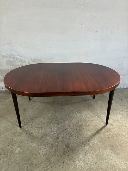Tavolo tondo Kai Kristiansen palissandro design danese vintage 1960 | ck2545