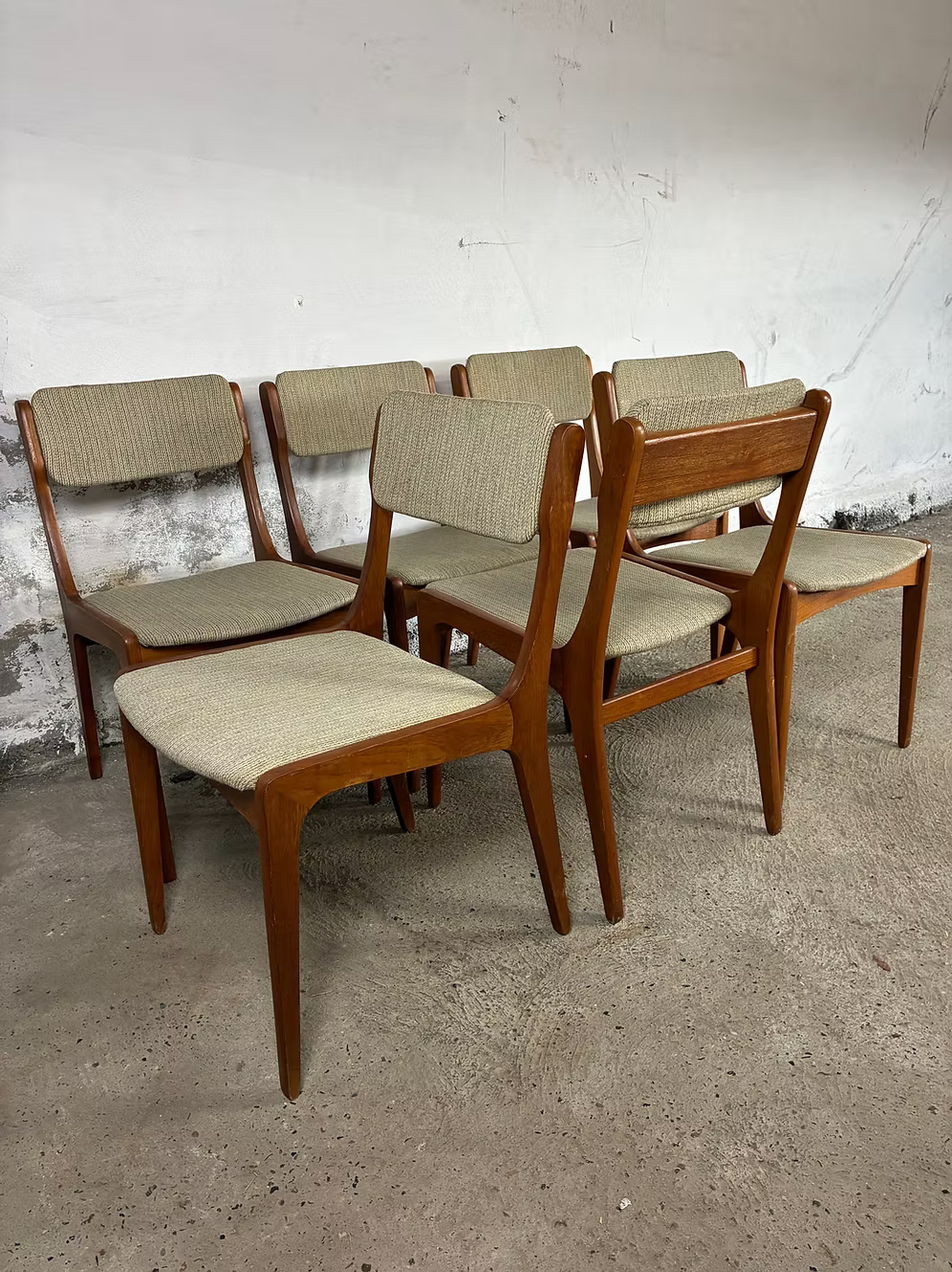 Set 6 sedie teak design danese vintage | ck2328