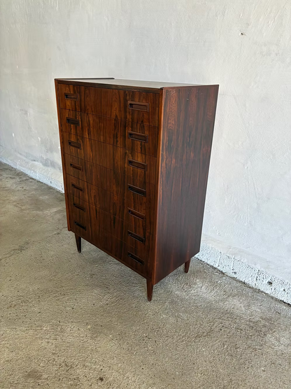 Cassettiera 7 cassetti danese anni 50 palissandro 115cm | ck2381