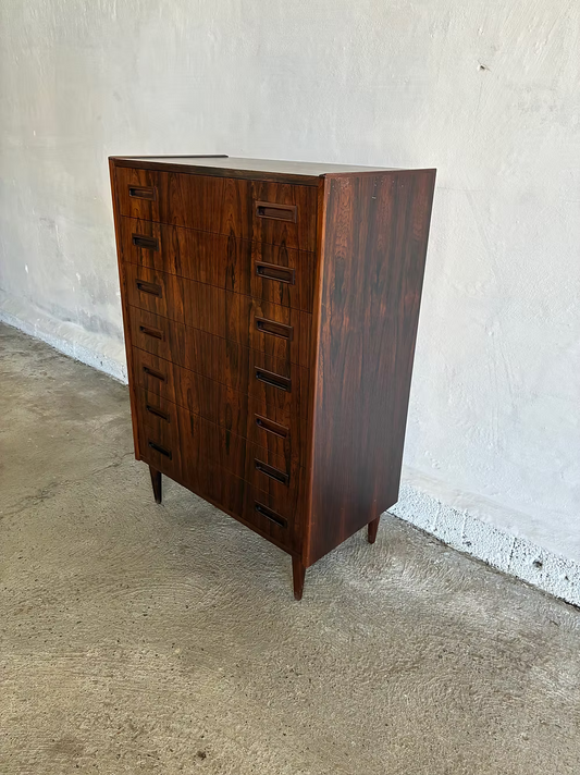 Cassettiera 7 cassetti danese anni 50 palissandro 115cm | ck2381