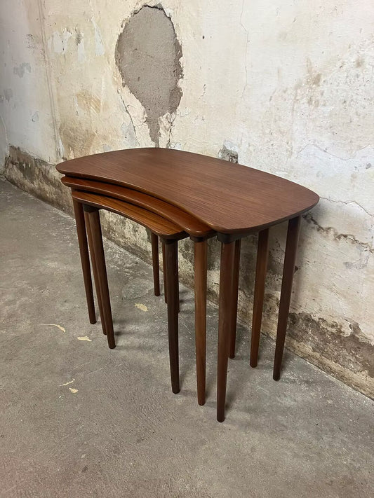 Tavolini tris design svedese vintage anni 50 [ck1961] misure da richiedere