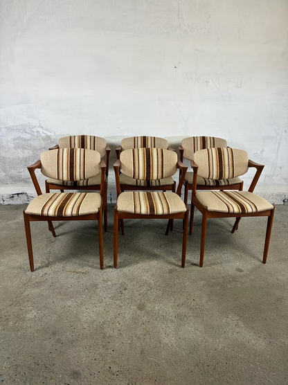 Set 4 "Z chairs" Kai Kristiansen design danese vintage | ck2419