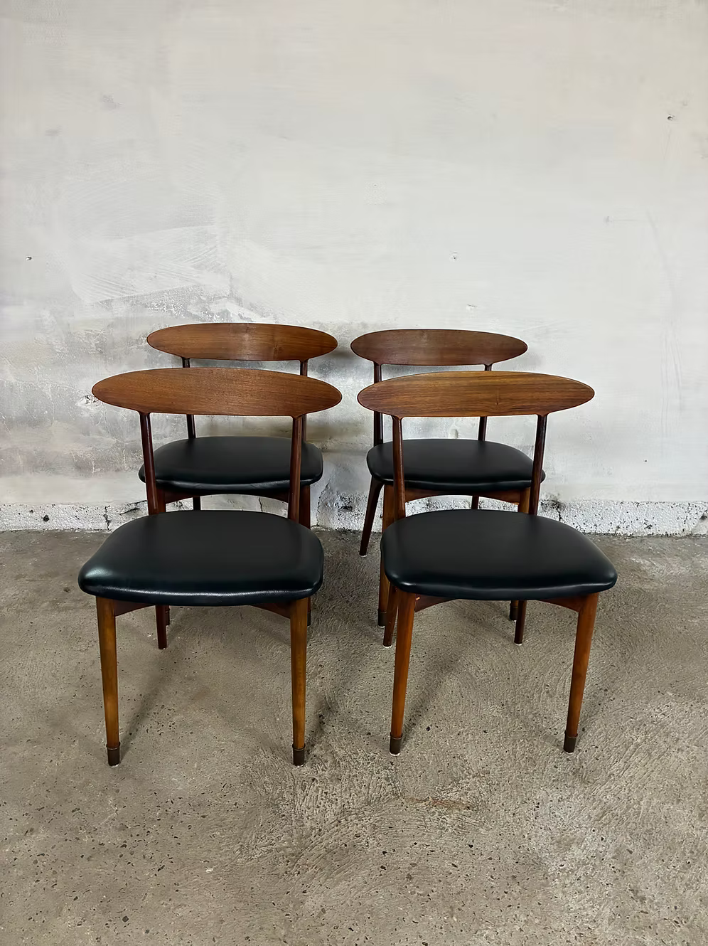 Set 4 Sedie Kurt Østervig palissandro design danese vintage anni 60 | ck2440