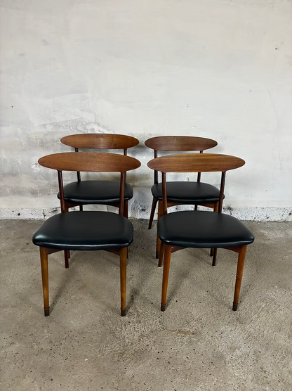 Set 4 Sedie Kurt Østervig palissandro design danese vintage anni 60 | ck2440