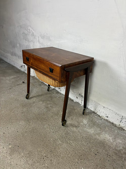 Porta lana palissandro design danese vintage anni 50 | ck2438