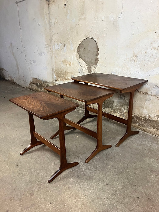 Tavolini tris Erling Torvits design danese vintage anni 50 [ck1841] misure da richiedere