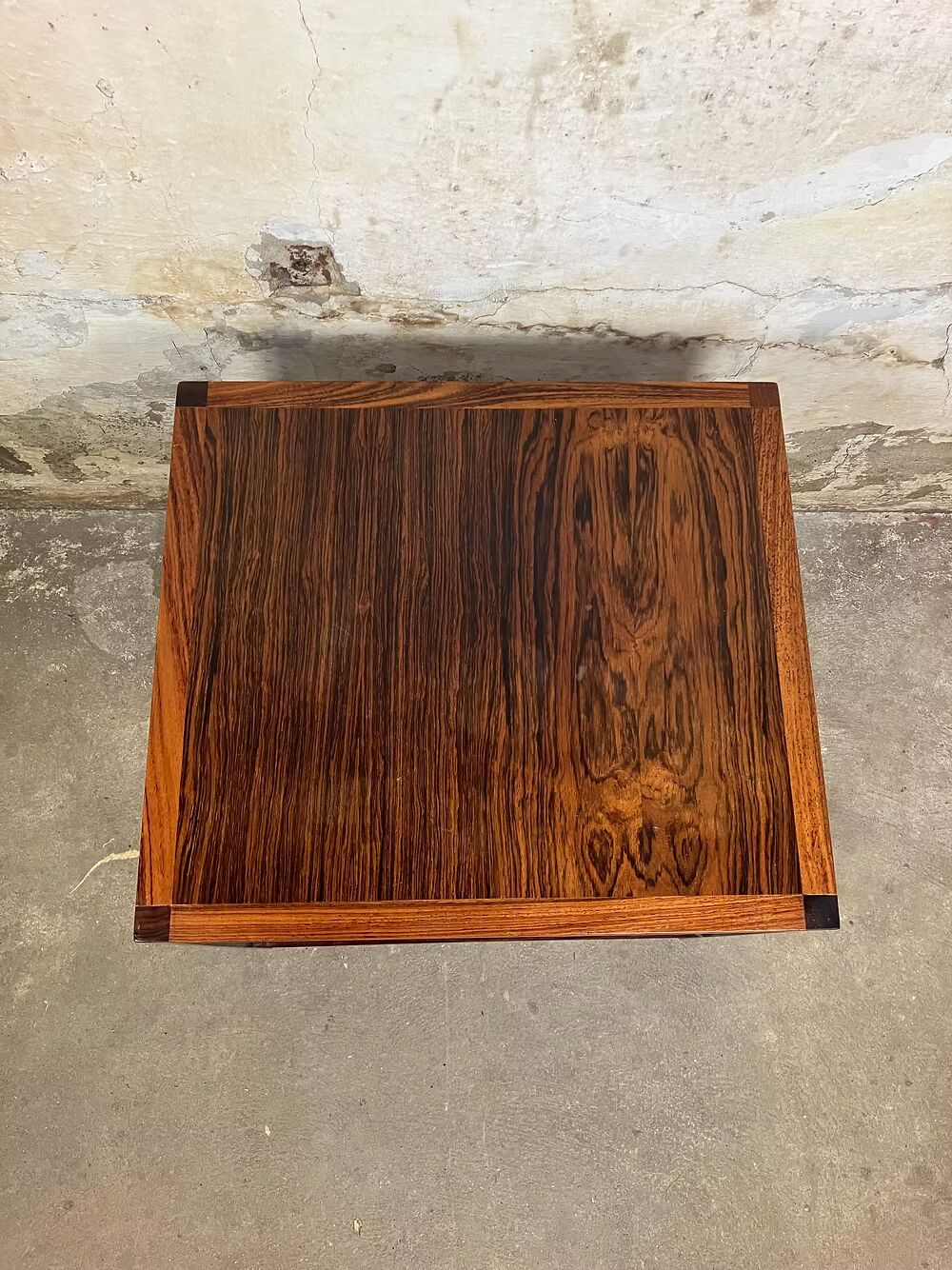 Tavolino "Cubo" Aksel Kjærsgaard  design svedese vintage anni 50 [ck1988] misure L.44 H.50 P.44