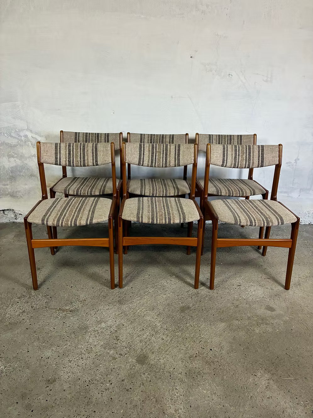 Set 6 sedie Erik Buch teak design danese vintage | ck2507