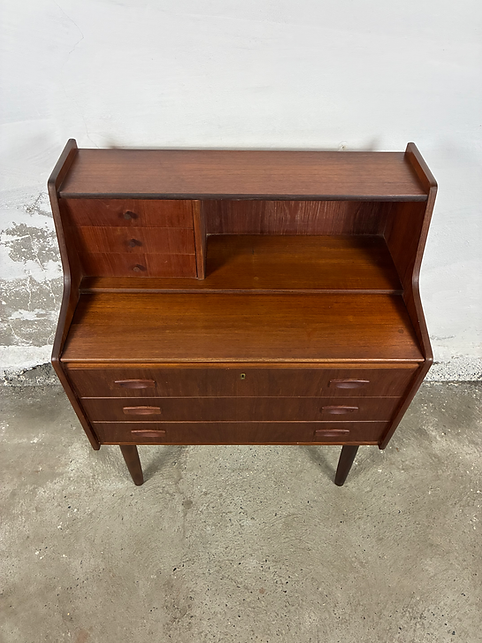 Toletta 3 cassetti vintage design danese anni 50 [ck2098] misure L.102 H.84 P.44