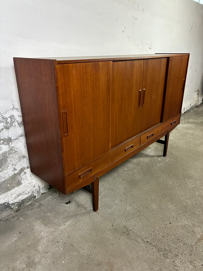 Credenza teak design danese vintage anni 50 [ck2192] | misure L.179 H.114 P.41