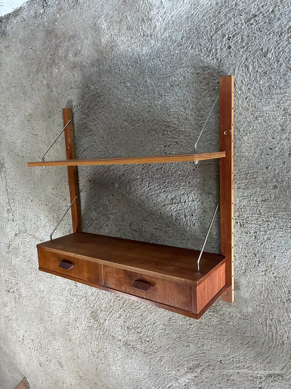 Libreria parete teak design danese anni 50 | ck2442