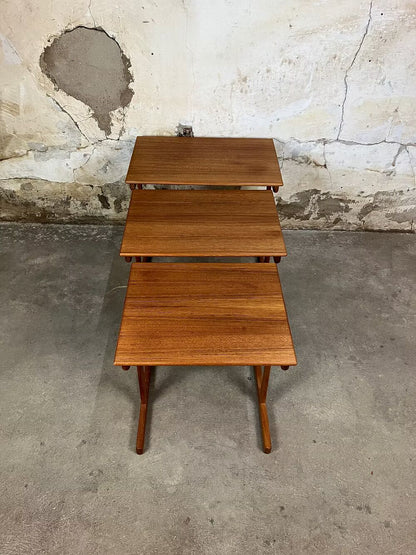 Tavolini tris design svedese vintage anni 50 [ck1973] misure da richiedere
