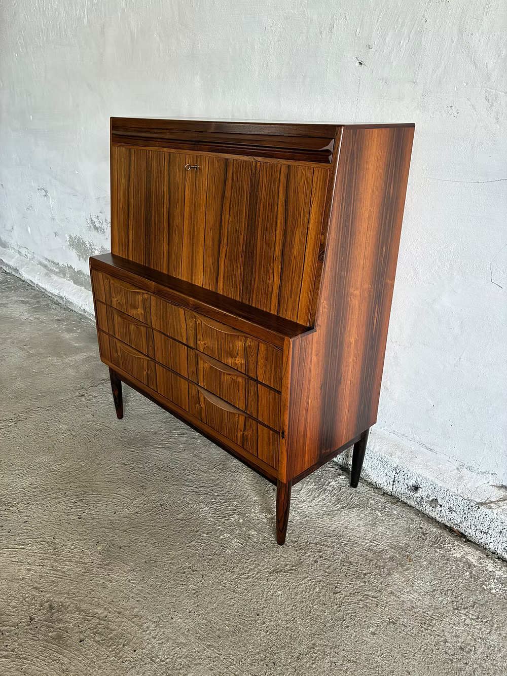 Scrittoio Erling Torvits vintage design danese anni 50 [ck2108] misure L.121 H.104 P.46