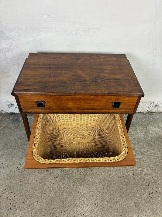 Porta lana palissandro design danese vintage anni 50 | ck2438