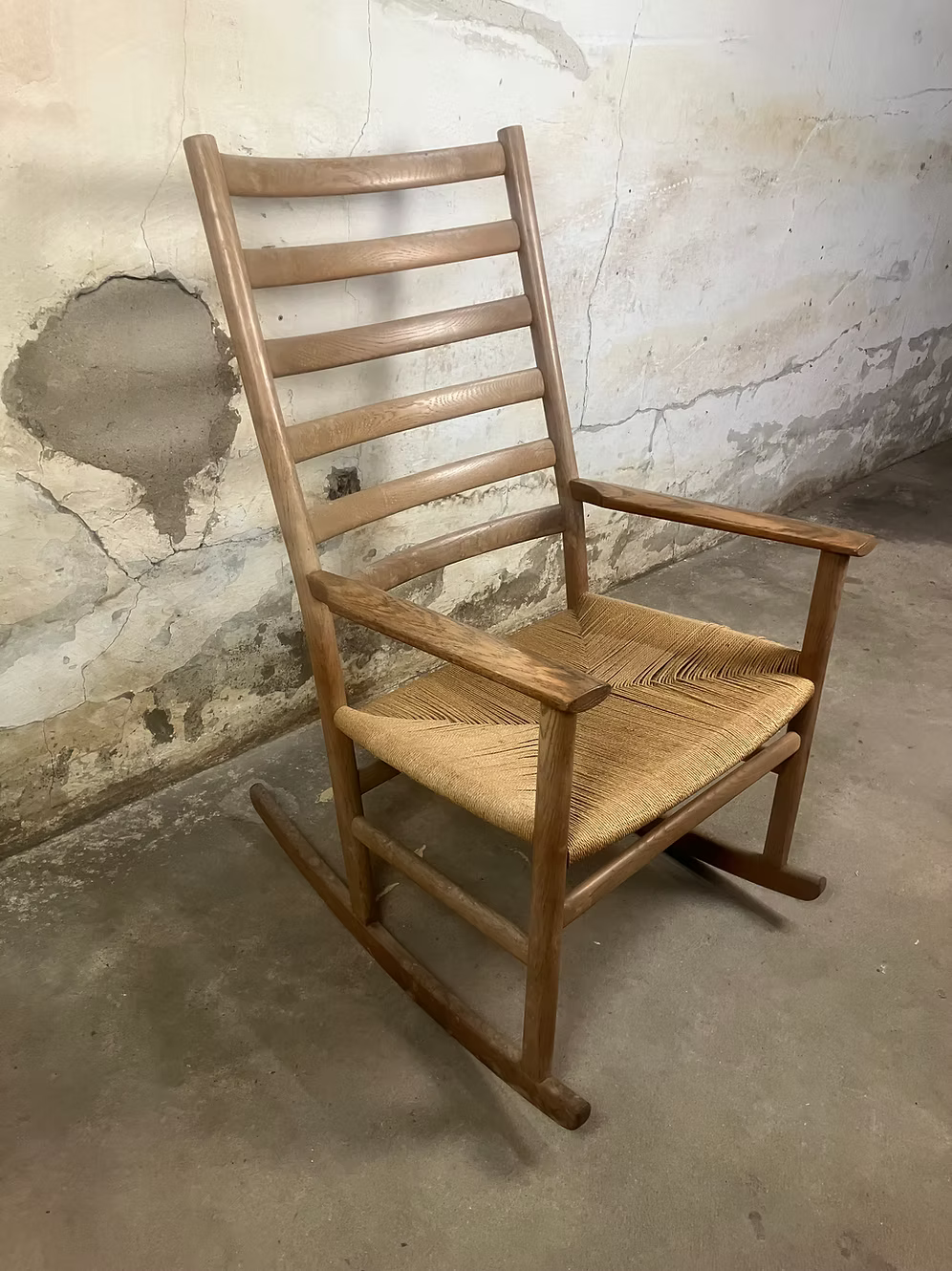 Sedie a dondolo Poul Volther design danese vintage anni 50 [ck1990] misure su richiesta