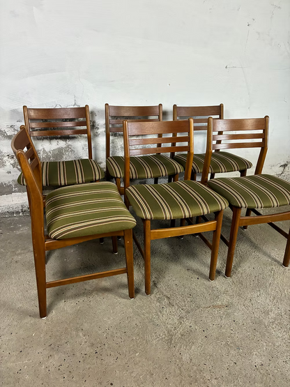 Sedie teak e faggio design danese vintage anni 60 [ck2132]