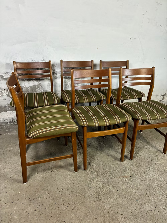 Sedie teak e faggio design danese vintage anni 60 [ck2132]