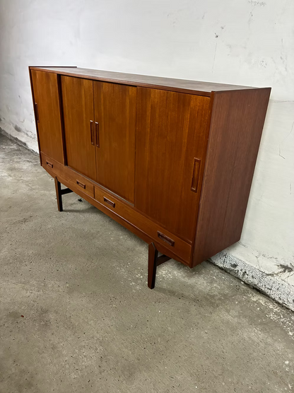 Credenza teak design danese vintage anni 50 [ck2192] | misure L.179 H.114 P.41